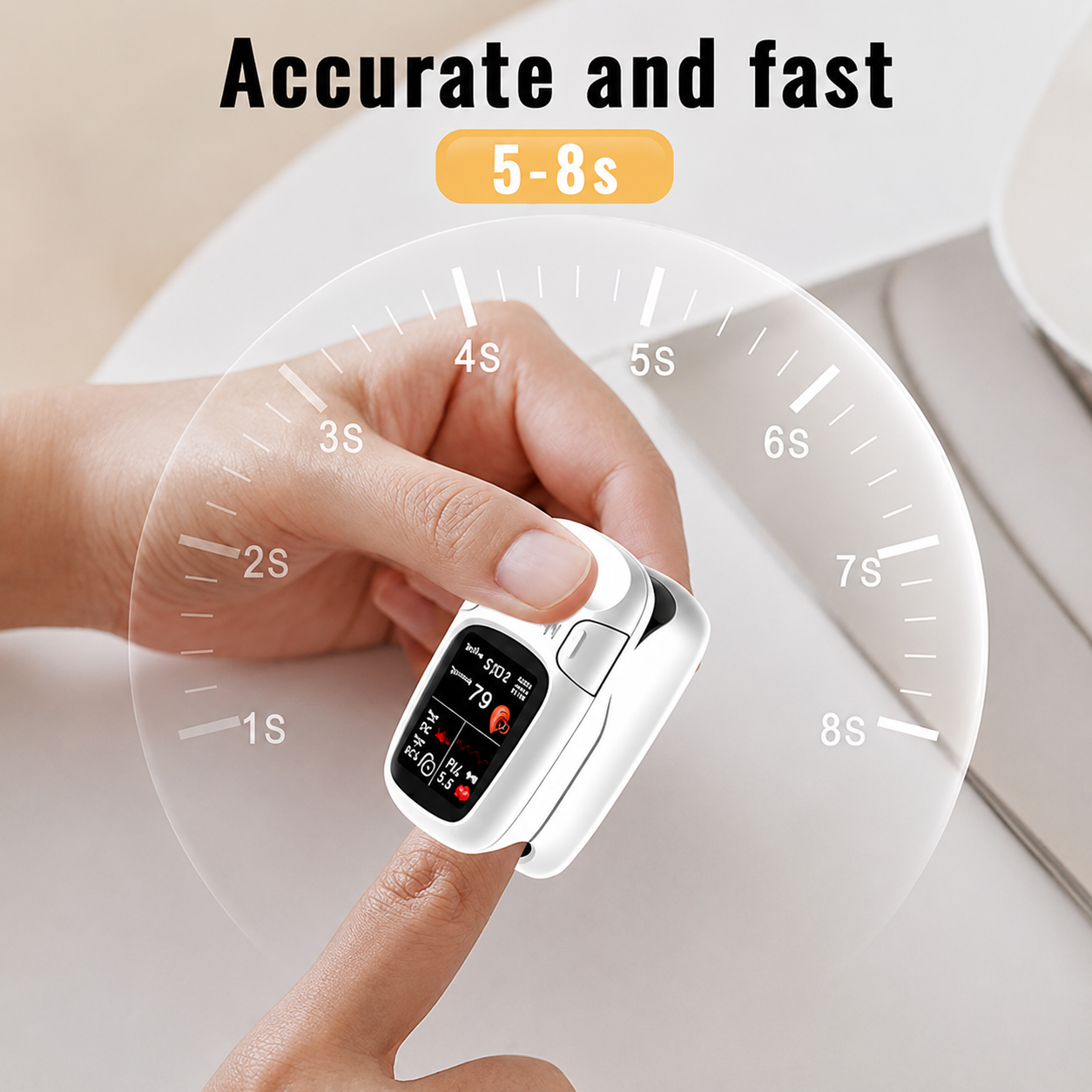 Gloraque Smart Health Monitor™ – Multi-Function Wellness Tracker For Everyday Care