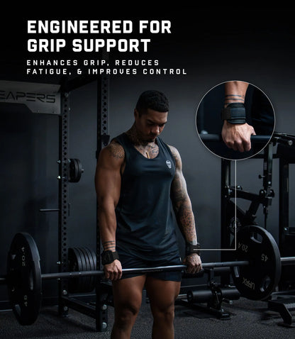 Cushioned Anti-Slip Lifting Straps for Weight Training