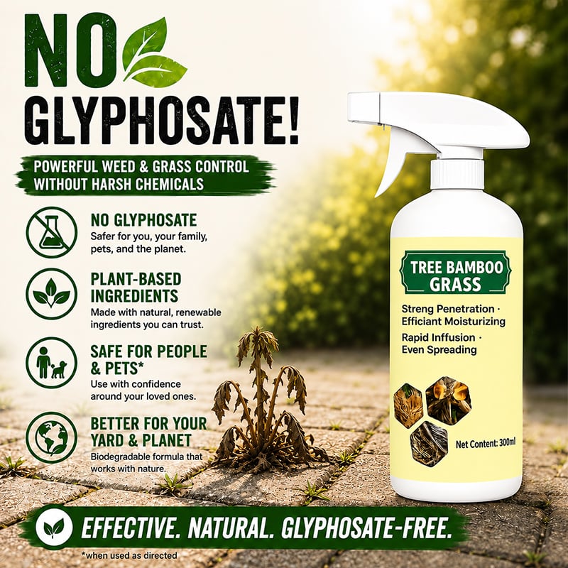 Fast-Acting Natural Weed & Grass Killer Spray