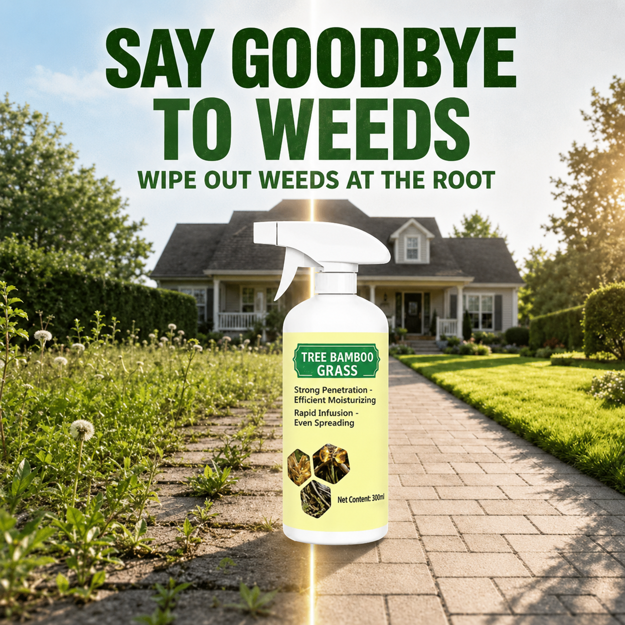 Fast-Acting Natural Weed & Grass Killer Spray