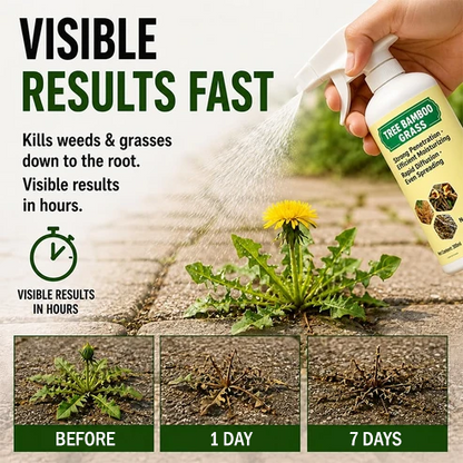 Fast-Acting Natural Weed & Grass Killer Spray