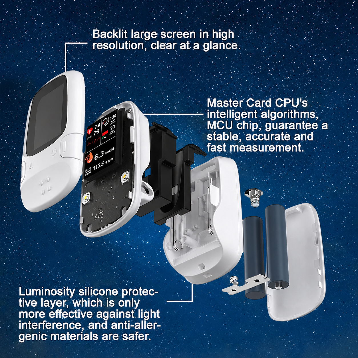 Gloraque Smart Health Monitor™ – Multi-Function Wellness Tracker For Everyday Care