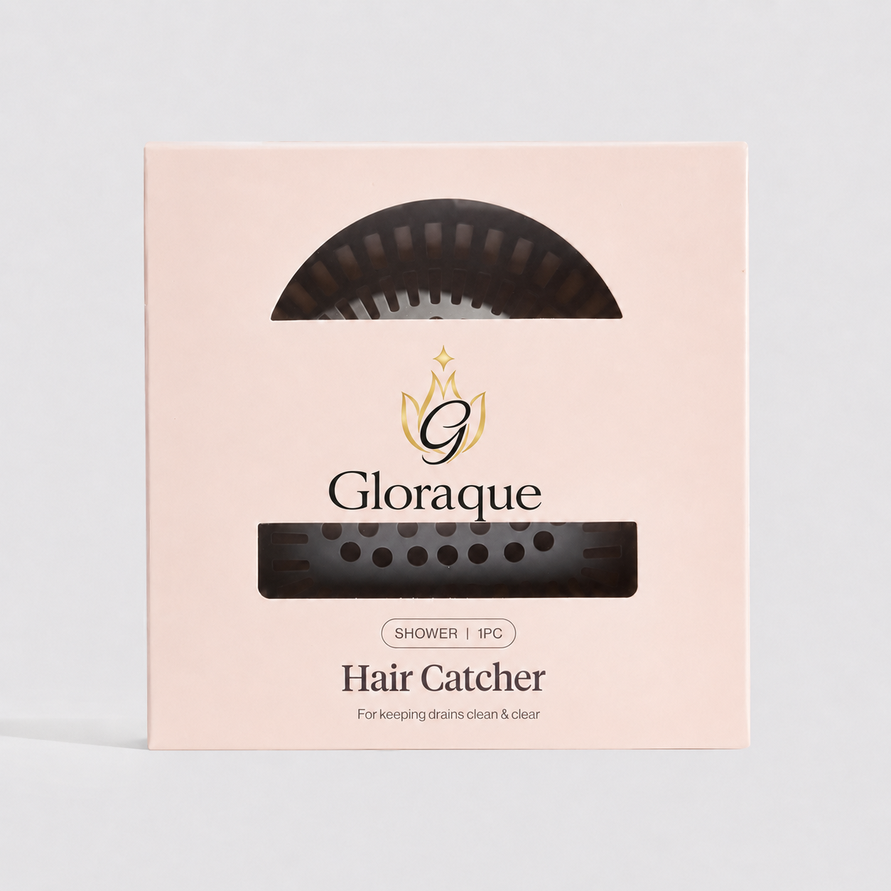 Flexible Silicone Shower Drain Hair Catcher with Suction Cups