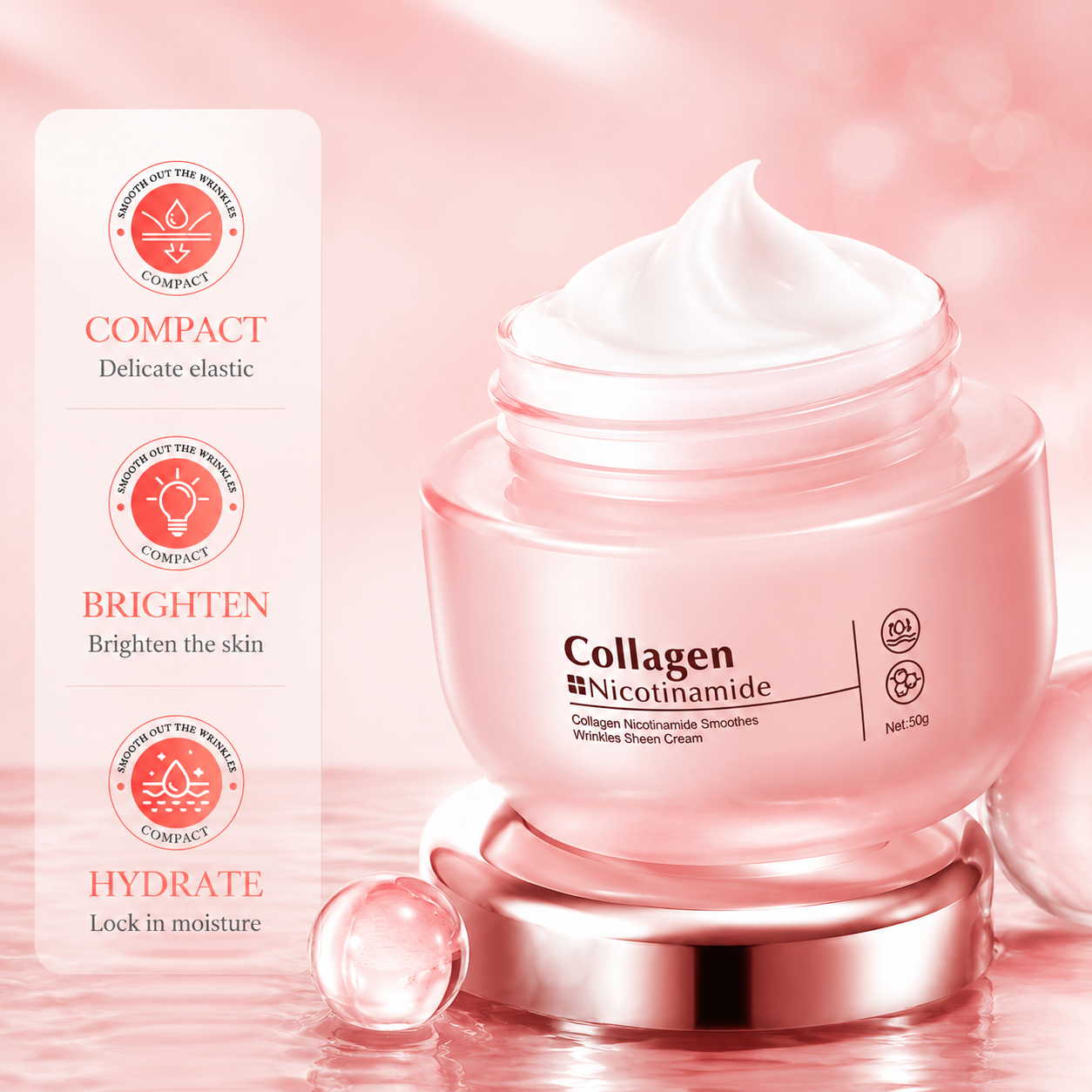 Collagen and Niacinamide Firming Face Cream