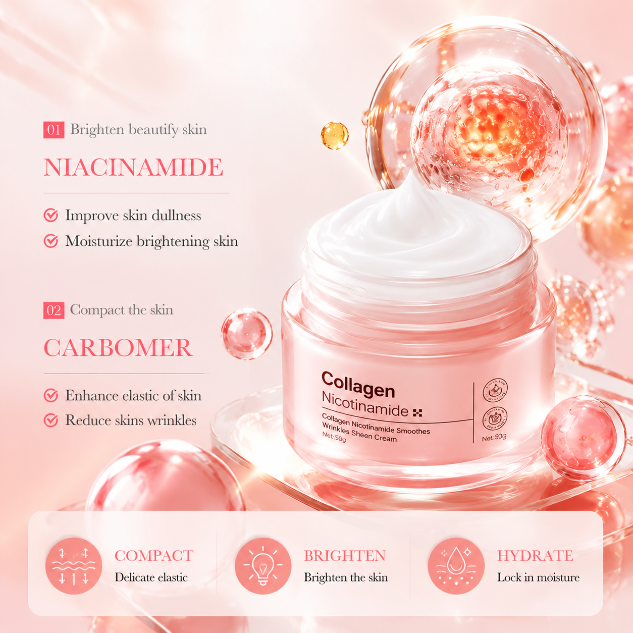 Collagen and Niacinamide Firming Face Cream