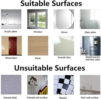 Clear Interlocking Adhesive Wall Hooks