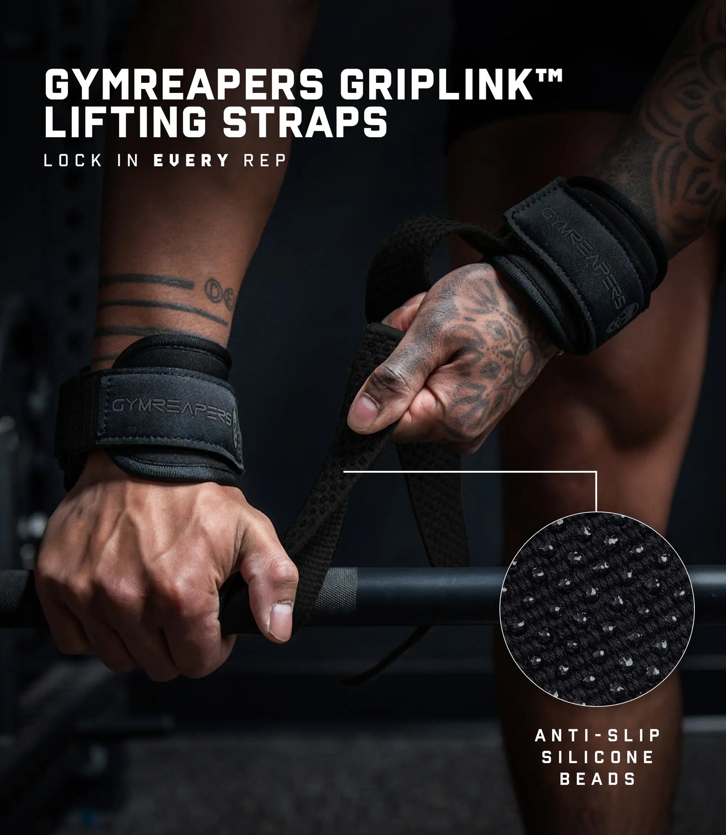 Cushioned Anti-Slip Lifting Straps for Weight Training