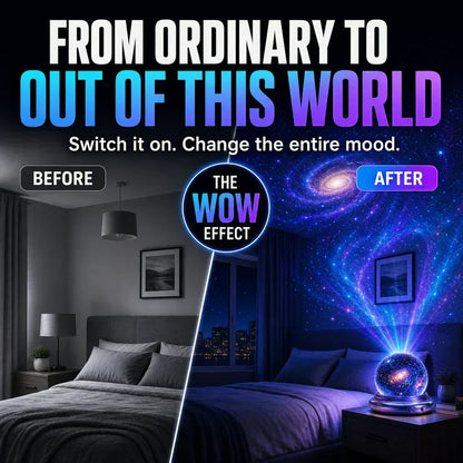 🔮5-in-1 Galaxy Star Projector – Ocean Wave Night Light for Bedroom